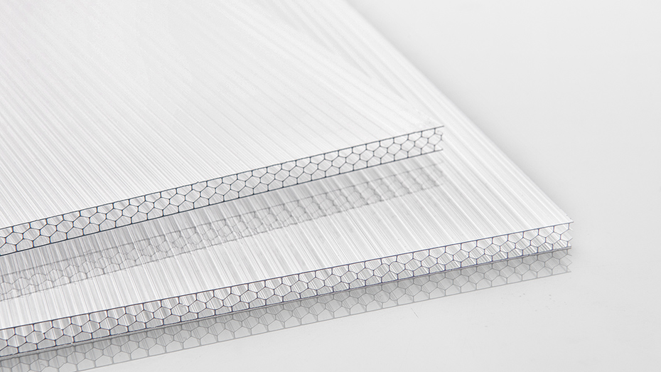 無色透明蜂窩板 陽光板 無色透明蜂窩板 陽光板